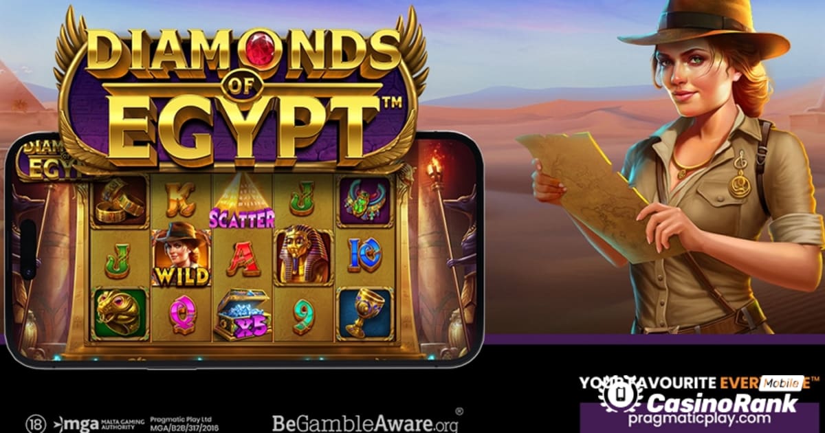 Pragmatic Play запускає ігровий автомат Diamonds of Egypt із 4 захоплюючими джекпотами